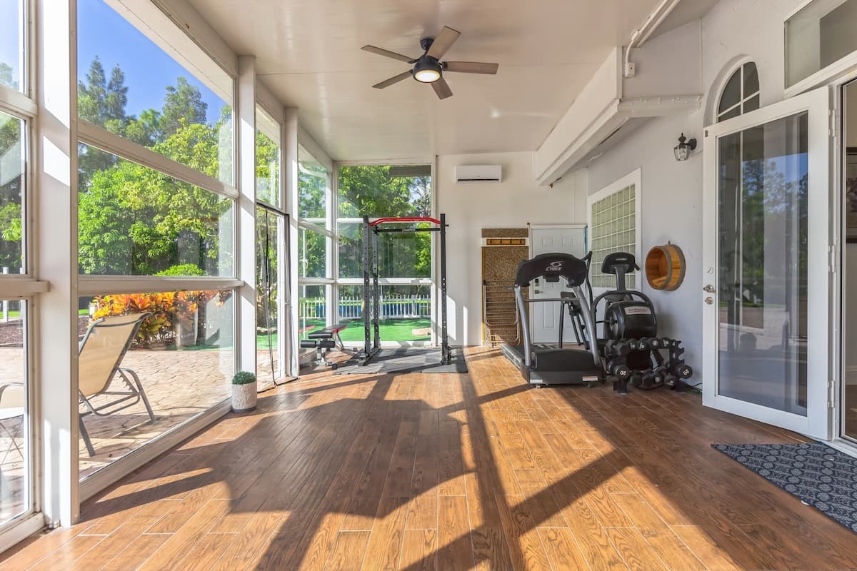 Private gym at Coconut Bliss Villa